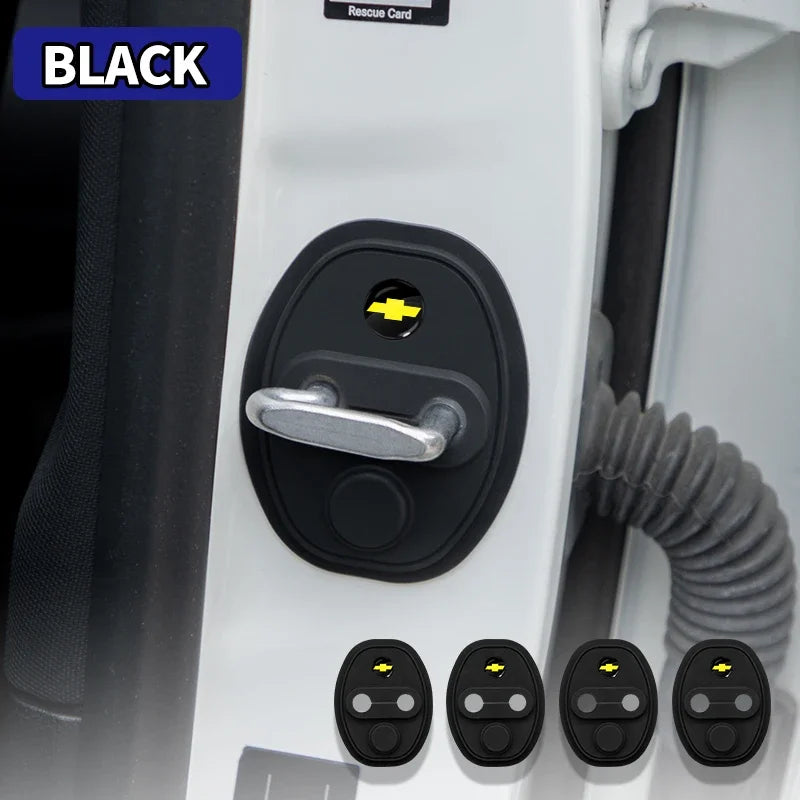 Silicone Car Door Protector - Shockproof, Mute, Dustproof For Chevrolet Silverado Impala Malibu Equinox Cruze Camaro Spark Aveo