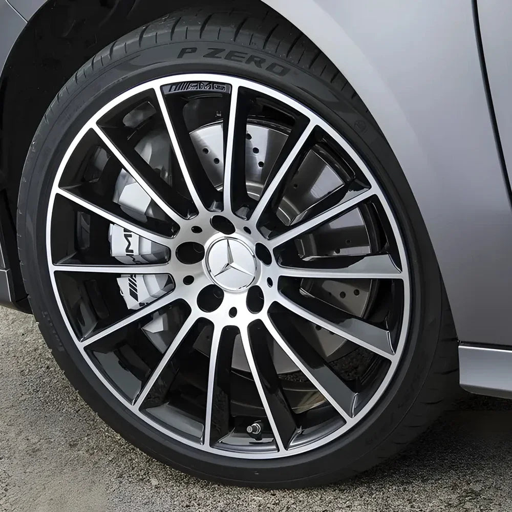 4PCS 75MM Car Wheel Center Hub Caps Tire Rim Covers Auto Accessories For Mercedes Benz CLA A180 W108 AMG CLK W201 W212 W213 W220