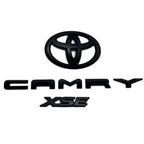 3pcs ABS Overlay logo for Toyota 2018-2024 Camry modified three-dimensional covering 3D SE XSE trunk sticker car accessories