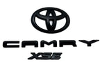 3pcs ABS Overlay logo for Toyota 2018-2024 Camry modified three-dimensional covering 3D SE XSE trunk sticker car accessories