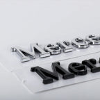 1pcs Car Badge Rear Trunk Body Sticker Emblem Decoration For Mercedes Benz AMG W108 W124 W126 W140 W205 W201