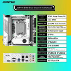 Placa base JGINYUE B760i LGA 1700 compatible con Intel Core 12th 13th DDR5 memoria RAM último mini itx B760i-Snow Dream D5