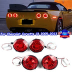 LED Taillight Brake Lamp  Assembly for Chevrolet Corvette C6 Coupe Tail Lights Brake Stop Lamp Rear Light 05 2006 2007 2008-2013