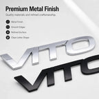 For Fujian Benz Mercedes Benz VITO 3D Metal Rear Trunk Emblem Badge Sticker Tailgate Body Letter Logo Decal Trim Car Accessory