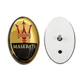 Car Front Hood Emblem Badge for Maserati Granturismo Ghibli Quattroporte Levante Granlusso Coupe Exterior Replacement Part