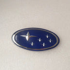10.3X5CM Car Front Rear Logo Badge Emblem Sticker Decals for Subaru WRX Forester Outback Crosstrek Legacy Impreza Levorg 2025