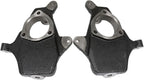 2Pcs Drop Lowering Spindles Black For Chevy Silverado GMC Sierra 1500 2WD 4WD AWD 07-16