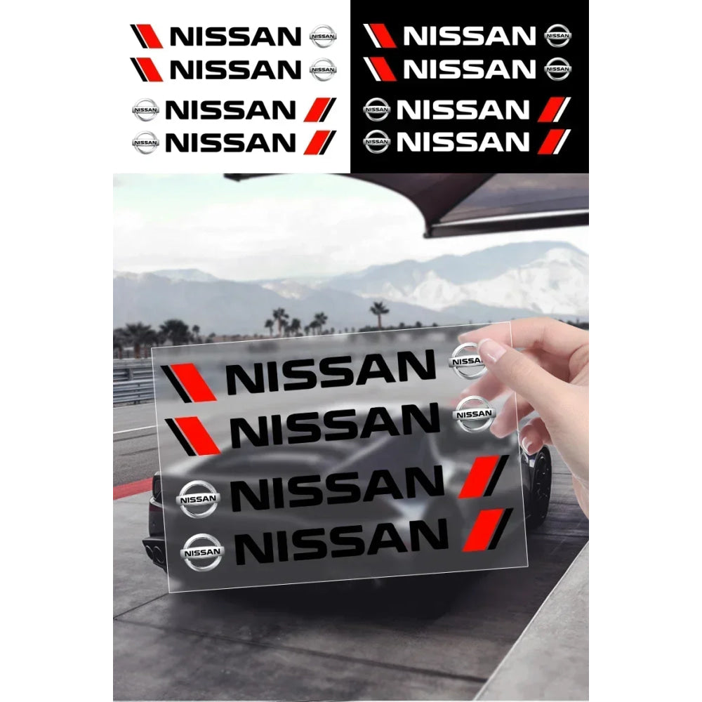 4PCS Car Styling Door Handle Decoration Stickers Decals For Nissan J10 X-Trail Qashqai Juke Leaf Micra NOTE Patrol Gadgets