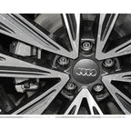 For Audi A8 A5 A6 C5 C6 C7 A7 A1 A3 A4 B5 Q3 Q5 Q7 TT 4pcs 60mm 61mm 68mm 69mm Car Wheel Hub Center Caps Rim Cover Accessories