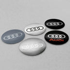 4Pc 56mm Car Wheel Center Hub Cap Rim Cover Emblem Stickers For Audi sline Rs A4 B7 B8 B9 A3 8P 8L 8V A5 A6 C6 C5 C7 A1 A7 A8 Q2