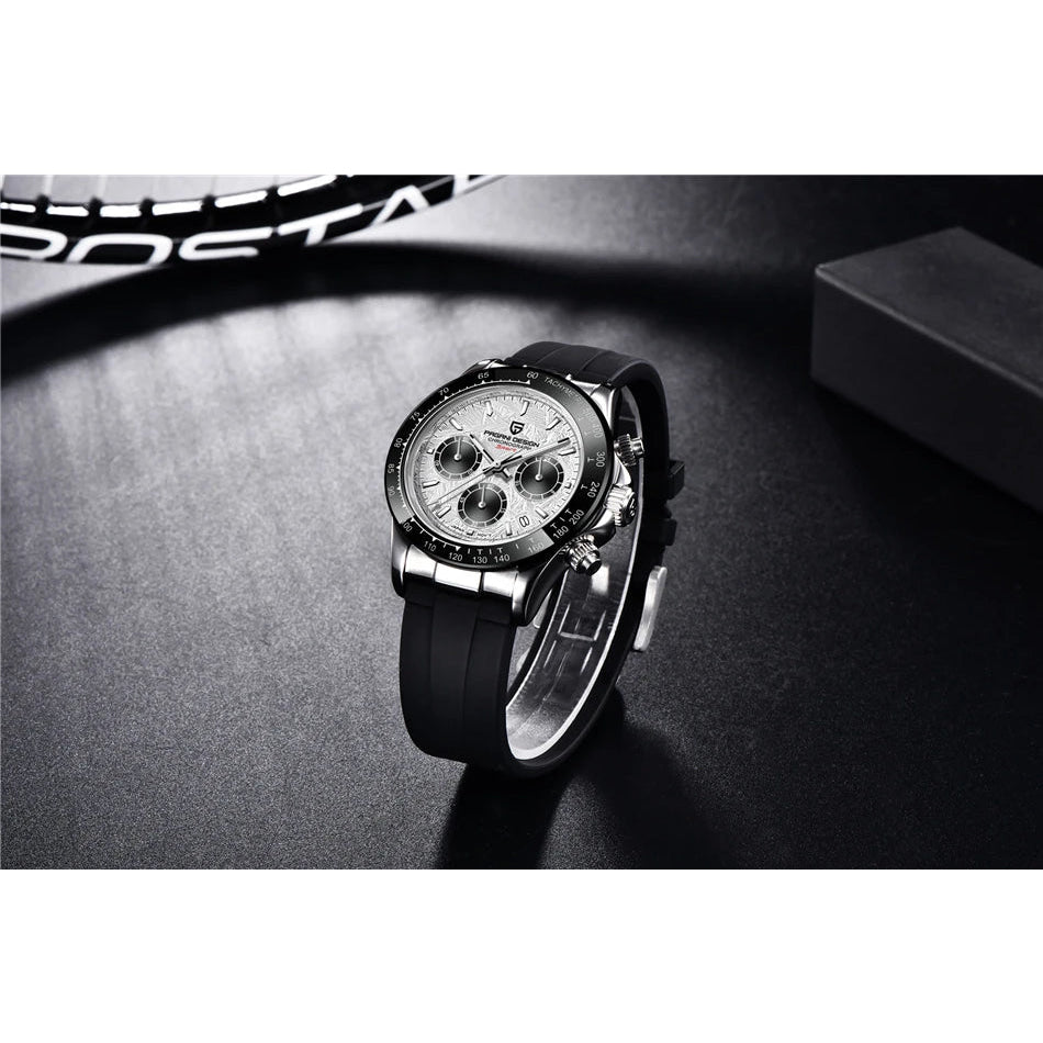 40mm New V2 PAGANI DESIGN Classic fashion Men Quartz Watches Sapphire Retro Chronograph Stainless Steel Waterproof Watch for Men