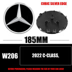 3D 185MM 205MM Front Grille Star Logo Emblem Badge Auto Accessories for Mercedes-Benz Amg C/B/E Class W205 W253 W213 GLC GLE