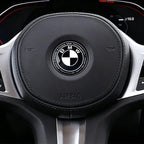 Auto Steering Wheel Center Aluminum Alloy Badge Logo Sticker Accessories For BMW G80 G06 G07 G42 G14 G15 G16 F82 F20 F21 F83 M2