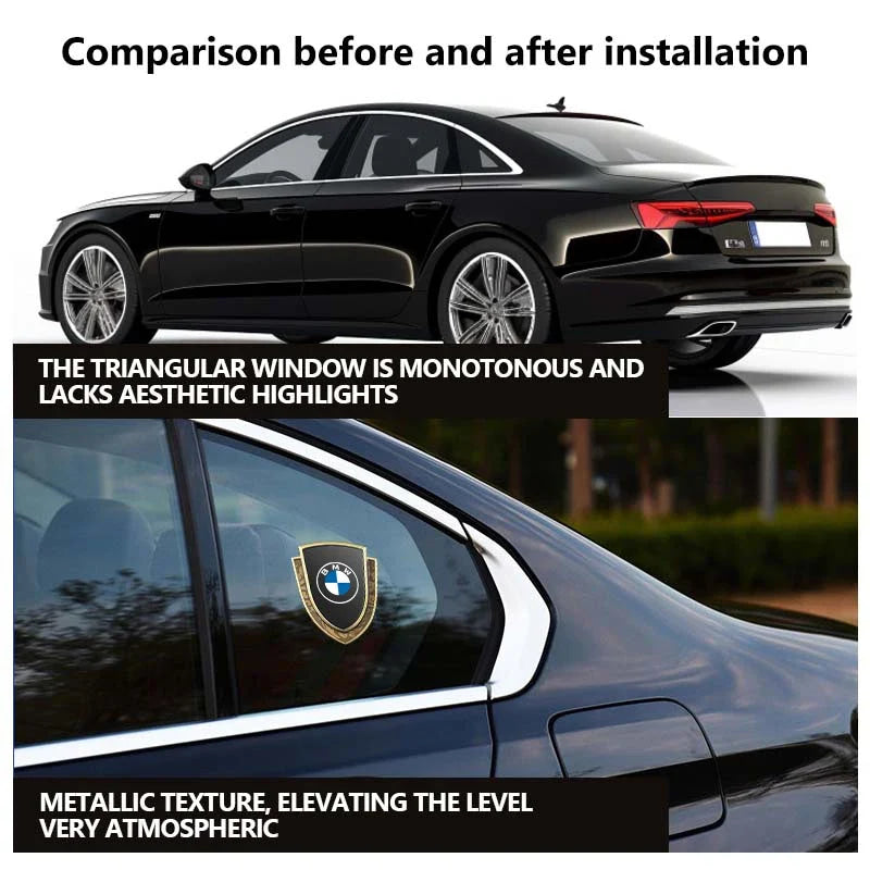 3D Auto Stickers Metal Logo Emblem Sticker Decal Car Styling For BMW M Performance Alpina M3 M5 M6 X1 X3 X4 X5 G20