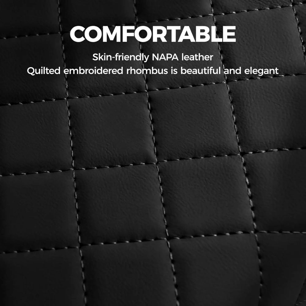 Car Center Console Cover, Leather Armrest Cover for Car, Universal Middle Console Cushion