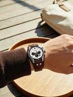 Fossil CH2890 Coachman Chronograph Men's Watch Military Brown Leather Strap Sport Waterproof Quartz Wristwatch Relogio Masculino