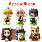 Demon Slayer Tanjiro Kamado Nezuko anime cartoon figure blind box creative personalized statue model ornament surprise gift box