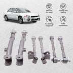 6-Piece Adjustable Lateral Traling Arm Link Kit for Subaru Impreza WRX Rear Suspension Adjustable for  STi GDA 02-07 Rear Full Set New