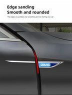 2pcs Car Blade Shape Side Fender Logo Badge Emblem Sticker For GMC Terrain Sierra ornament 1500 Yukon Acadia Savana
