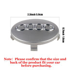4PCS For Audi Sline TT A1 A2 A3 A4 A5 A6 A7 A8 8P B6 B7 B8 C5 C6 C7 Car Original Wheel Center Cap Hub Covers Badge Decal Sticker