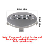 4PCS For Audi Sline TT A1 A2 A3 A4 A5 A6 A7 A8 8P B6 B7 B8 C5 C6 C7 Car Original Wheel Center Cap Hub Covers Badge Decal Sticker
