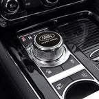 Shift Knob Decoration Metal Cover Car Console Button Sticker For Land Rover Discovery 2 3 4 Range Rover Freelander SV SVR Velar