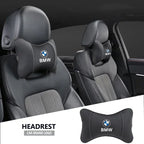For BMW X1 X2 X3 X4 X5 X6 X7 E28 E60 E90 F20 E46 E39 E36 E92 E91 E34 E53 Key Chian Car Seat Headrest Auto Logo Neck Pillow