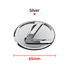 For Lexus ES240 ES250 IS250 LX460 RX270 RX300 RX350 65mm 77mm Metal Steering Wheel Emblem Logo Badge Sticker Decal Accessory