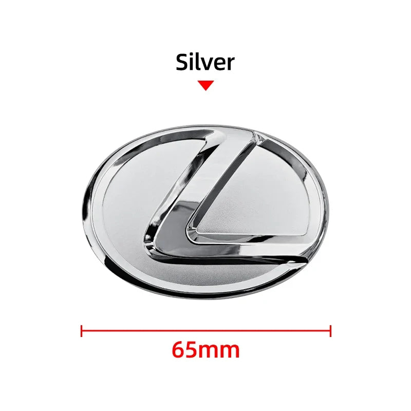 For Lexus ES240 ES250 IS250 LX460 RX270 RX300 RX350 65mm 77mm Metal Steering Wheel Emblem Logo Badge Sticker Decal Accessory