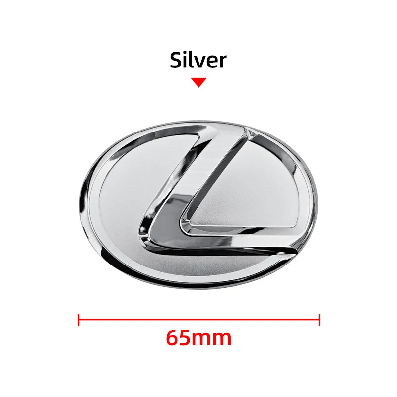 For Lexus ES240 ES250 IS250 LX460 RX270 RX300 RX350 65mm 77mm Metal Steering Wheel Emblem Logo Badge Sticker Decal Accessory