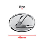 For Lexus ES240 ES250 IS250 LX460 RX270 RX300 RX350 65mm 77mm Metal Steering Wheel Emblem Logo Badge Sticker Decal Accessory