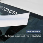 Car Front and Rear Windshield Reflective Stickers Car Styling For Toyota Hilux Aygo Yaris Ractis Corolla Camry CHR Auris Tacoma