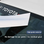 Car Front and Rear Windshield Reflective Stickers Car Styling For Toyota Hilux Aygo Yaris Ractis Corolla Camry CHR Auris Tacoma