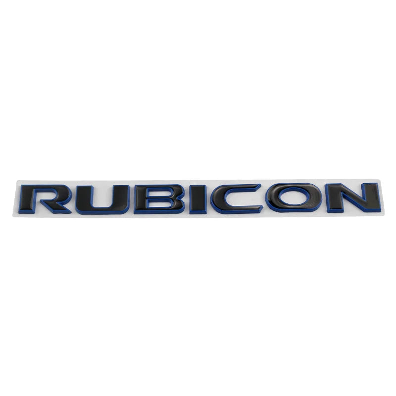 Car Metal Body Logo Decals Badge Emblems Sticker For Jeep Wrangler Rubicon Unlimited 4x4 JK JL JT 2021 2022 2023 2024 Parts