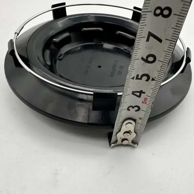4PCS LOT Black Wheel Center Hub Cover Cap BC-383 BC383 Compatible with BC455 C-1258 C-1258-LA5B TY006 TY-006 for