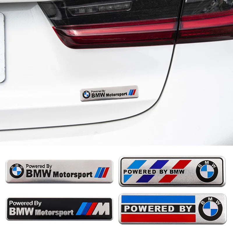 3D Aluminum Car Styling Sticker Body Trunk Decoration Decal Emblem For BMW M Sports Performance E46 E90 E60 F20 X1 X2 X3 F10 F30