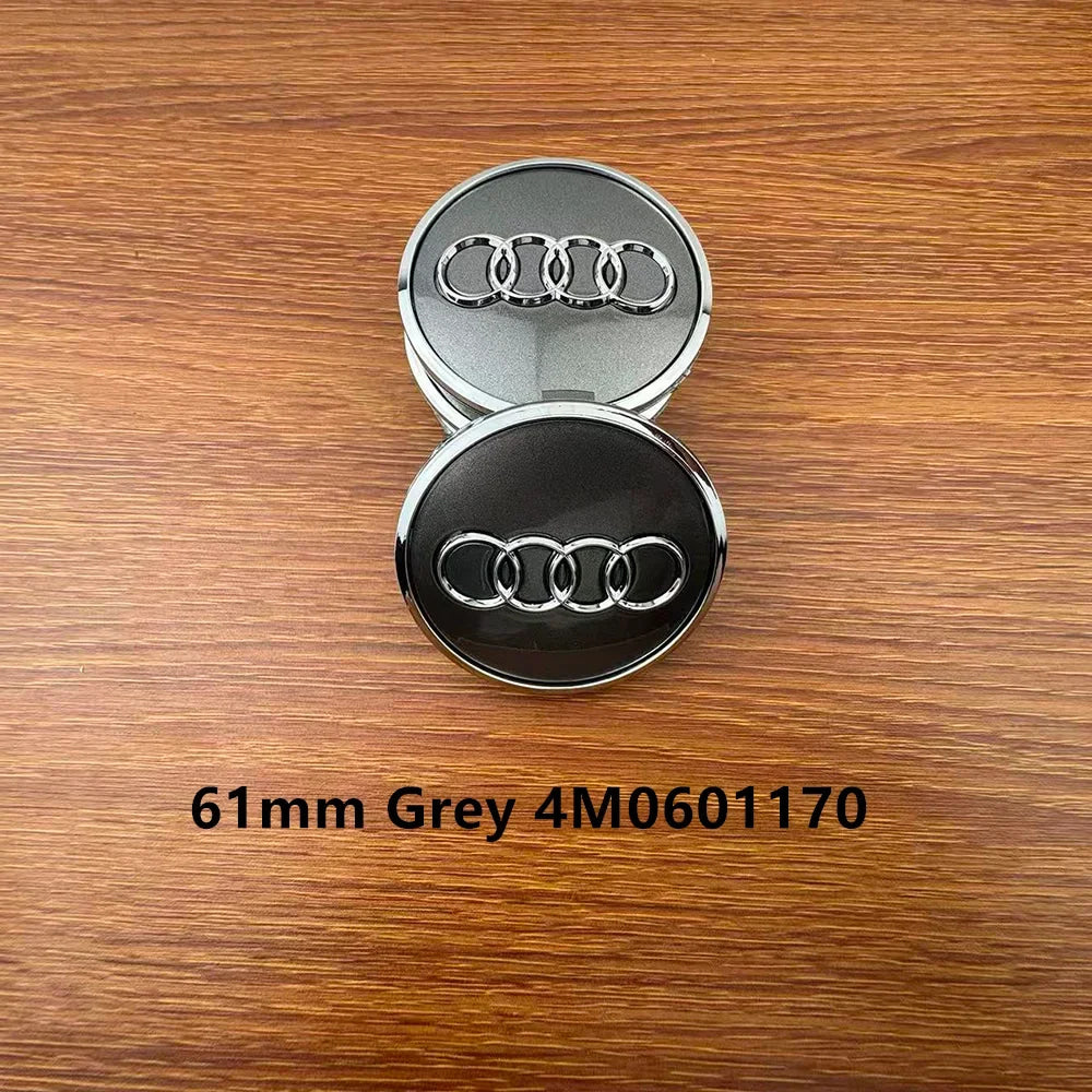 Car Wheel Center Cap Hub Covers 4pcs 60mm 61mm 68mm 69mm 135mm 4B0601170 4F0601165N A3 A4 A5 A6 A7 A8 S4 Q3 Q5 Q7 Accessories