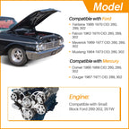 Stainless Steel Headers Shorty For Ford 260 289 302 Mustang 302CU 5.0 1964-1977