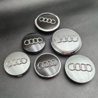 4Pcs Cap Hub Covers Badge Car Styling Wheel Center for Audi A1 A3 A4 A5 A6 A7 A8 Q1 Q2  Q3 Q5 Q7 S1 S3 S4 S6 Accessories
