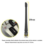 7inch Car Radio Antenna Adapter Short Black Car Radio Antenna Amplifier AM/FM Replace Accessories For Jeep Wrangler JK/JL Ford
