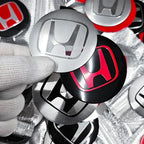 4pcs 56mm 60mm 65mm Car Wheel Center Covers Badge Sticker Stickers For Honda Civic XR-V HR-V Accord Odyssey CRV Insight Fit