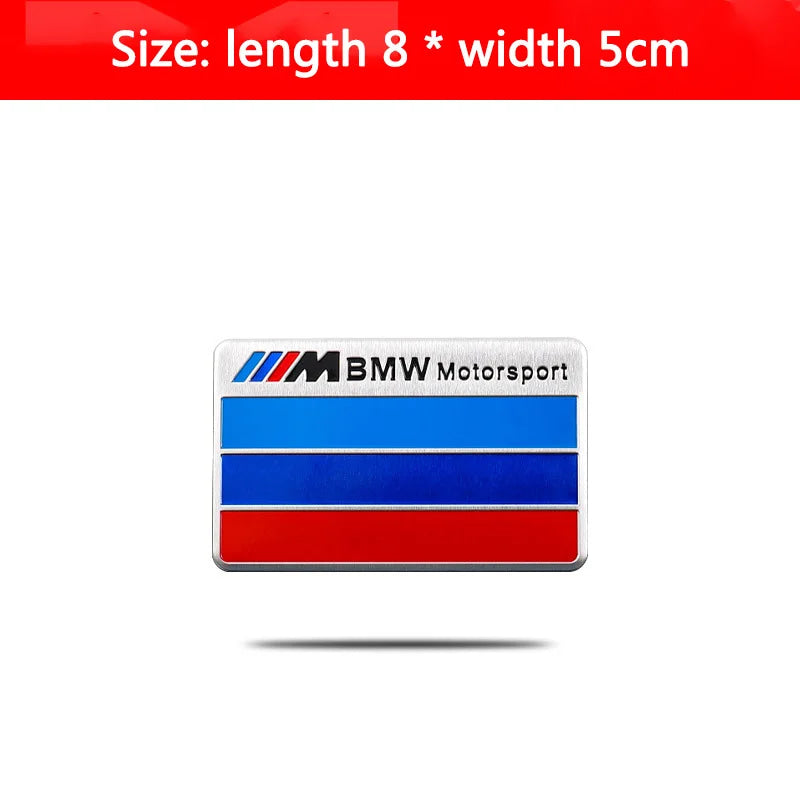 3D Aluminum Car Styling Sticker Body Trunk Decoration Decal Emblem For BMW M Sports Performance E46 E90 E60 F20 X1 X2 X3 F10 F30