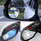 Car exterior annual inspection stickers Car Rearview Rain Eyebrow Blind Spot Mirror Small Round Mirror For Toyota