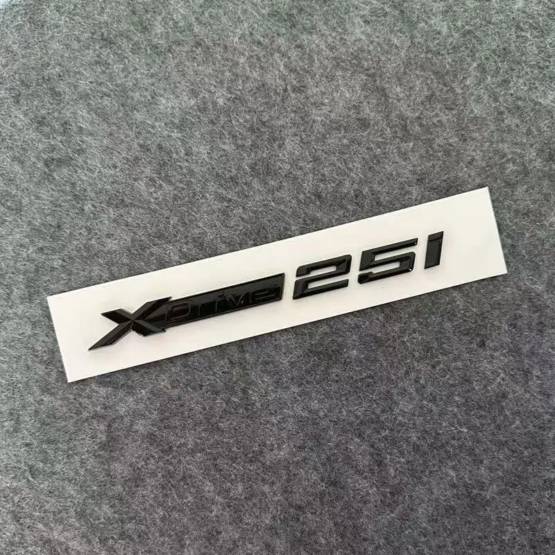3D ABS Car Mudguard Trunk Emblem Sticker XDrive  20i 23i 25i 28i 30i 35i 40i 45i 48i 50i 55i Badge Decal Decor Fit for X3 X5