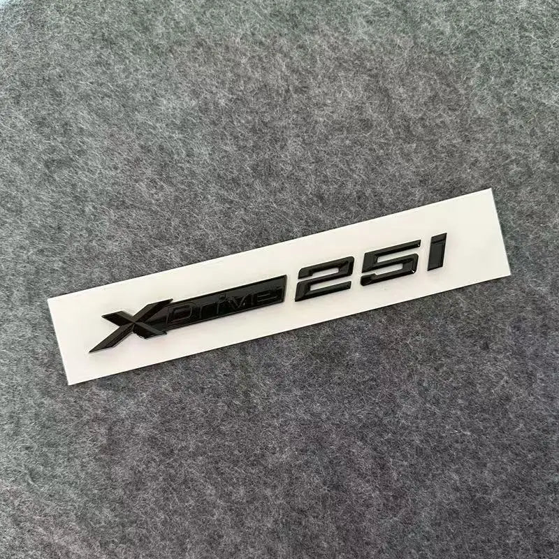3D ABS Car Mudguard Trunk Emblem Sticker XDrive  20i 23i 25i 28i 30i 35i 40i 45i 48i 50i 55i Badge Decal Decor Fit for X3 X5