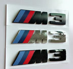 Suitable For BMW Group M3 Emblem Standard Trunk Tail Standard ABS Logo Sticker For BMW E30 E46 E36 E90/E92/E93 F80 GTS CRT CSL