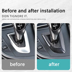 Carbon Fiber Style ABS Center Console Shifter Base Plate, For BMW F21 F20 F22 F23 F30 F31 F32 F34 F33 F35 F36