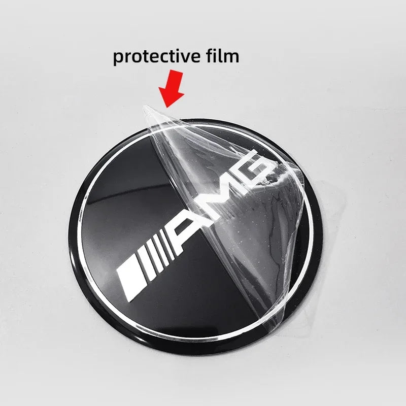 56mm 60mm 65mm 75mm Car Wheel Center Hub Caps Cover Rim Exterior Sticker For Mercedes Benz A B C E Class GLC GLK GLE GLA CLA GLB