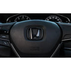 3Pcs Car Front Grille Rear Trunk Badge Steering Wheel Logo Sticker for Honda Accord Civic City XR-V CR-V Inspire Crider Envix