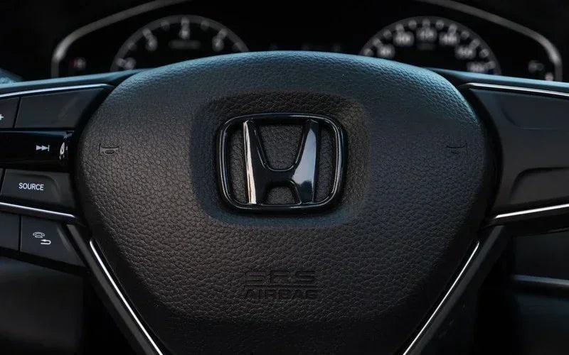 3Pcs Car Front Grille Rear Trunk Badge Steering Wheel Logo Sticker for Honda Accord Civic City XR-V CR-V Inspire Crider Envix